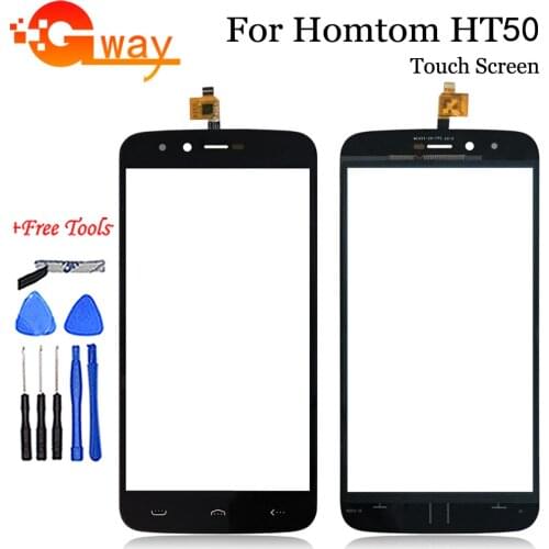 5.5" For HOMTOM HT50 Touch Capacitive Touch Screen Digitizer Panel Sensor Front Glass Touch Panel Tools+Adhesive