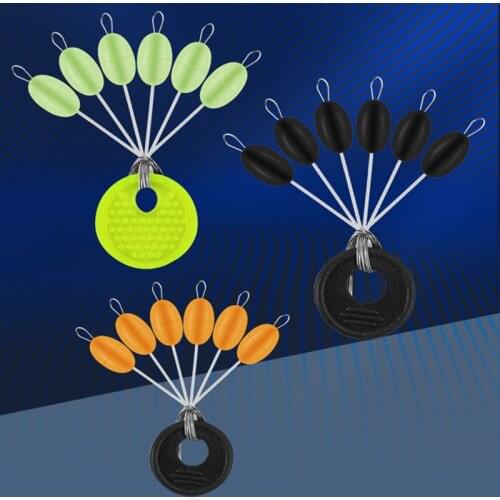 60Pcs 10 Set S M L Big Line Stops Space Beans Fishing Tackle Sea Carp Fly Fishing Bait Sport Tool Float Catfish Round Float Ball