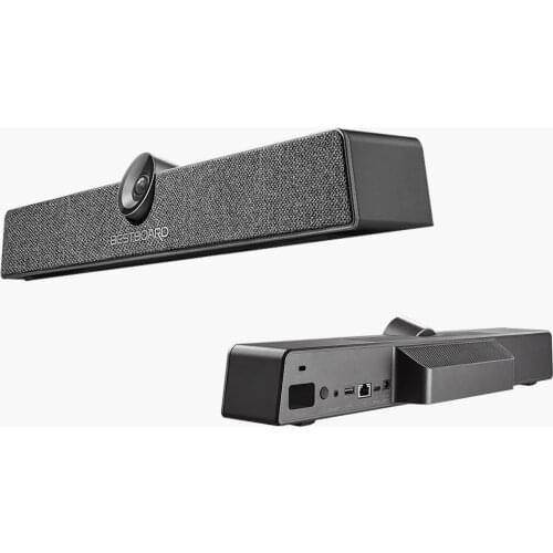 Bestboard Stylish Smart Soundbar with Adjustable Auto Focus 1200 MP Camera 6 Mic Array Microphone Essential for Office and Home
