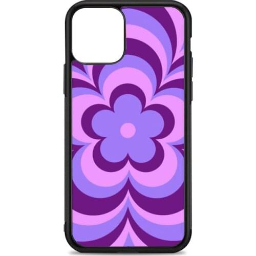 PURPLE FLOWER TRANCE Phone Case for iPhone 12 mini 11 pro XS Max X XR 6 7 8 plus SE20 High quality TPU silicon cover