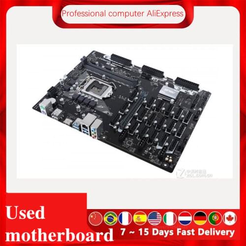 For Asus B250 MINING EXPERT Original Used Desktop Intel B250 B250M DDR4 Motherboard LGA 1151 i7/i5/i3 USB3.0 SATA3
