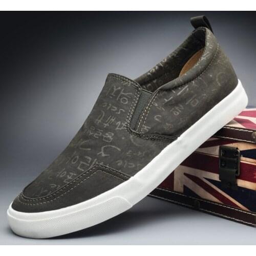 Men Casual Shoes Brand Mens Loafers Moccasins Breathable Slip on Black Driving Shoes Vulcanized flats Shoes A31-99