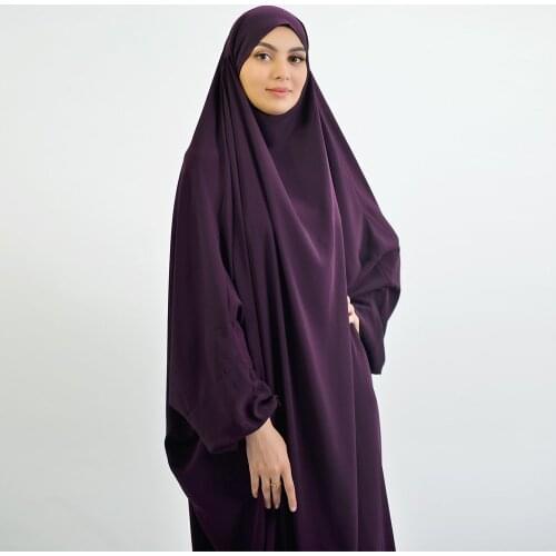 Eid Hooded Muslim Women Hijab Dress Prayer Garment Jilbab Abaya Long Khimar Full Cover Ramadan Gown Abayas Islamic Clothes Niqab