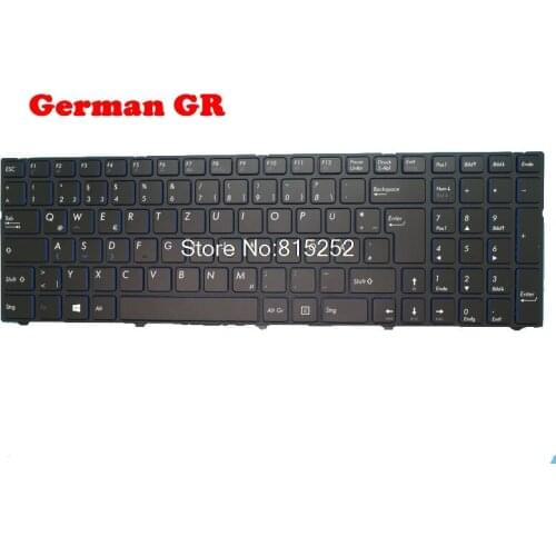Laptop Keyboard For Pegatron D15S V150062SK1 GR 0KN0-1B4GE11 New German GR With frame