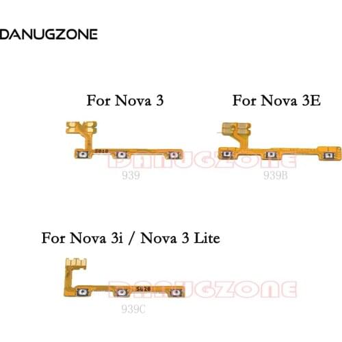 Power Button Switch Volume Button Mute On / Off Flex Cable For Huawei Nova 3 Lite 3E 3i