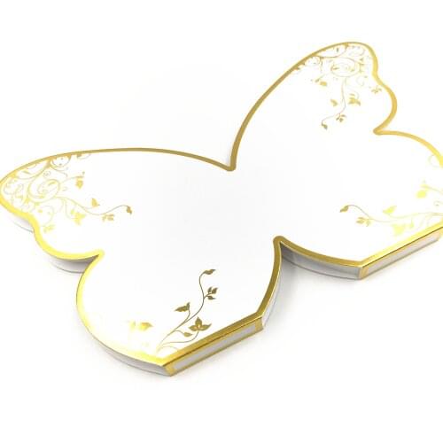 Wholesale false eyelashes packaging box 4 pairs butterfly eyelashes packaging custom logo18- 25mm mink hair box bulk carrier