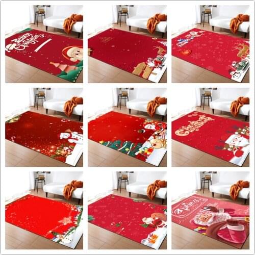 Nordic 3D Printed Carpet Kids Cartoon Bedroom Play Mat Soft Flannel Memory Foam Area Rugs Carpets for Living Room Christmas gift