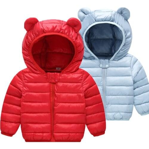 Baby clothes fall and winter light casual warm down jackets for boys and girls cotton jackets for boys jackets for girls