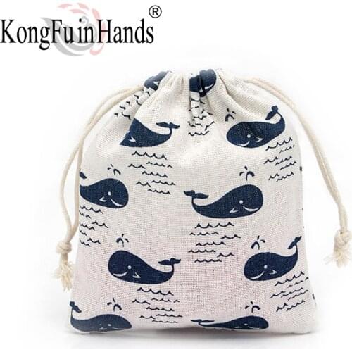 Drawstring Bags For DIY Cotton Pouch Packaging Burlap Bag Jewelry Pouches Supplies For Amber Cloth bags Jewelry Packaging