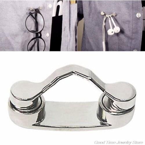 Fashion Multi-function Portable Clothes Clip Magnetic Hang Buckle Magnet Glasses Headset Line Clips F25 20 Dropshipping
