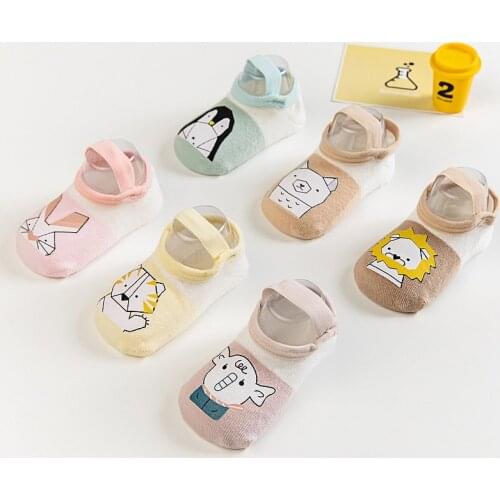 Cartoon Baby Floor Socks Boat Infant Child Socks Non-slip Newborn Cotton Socks Boy Girl Socks Childrens Accessories