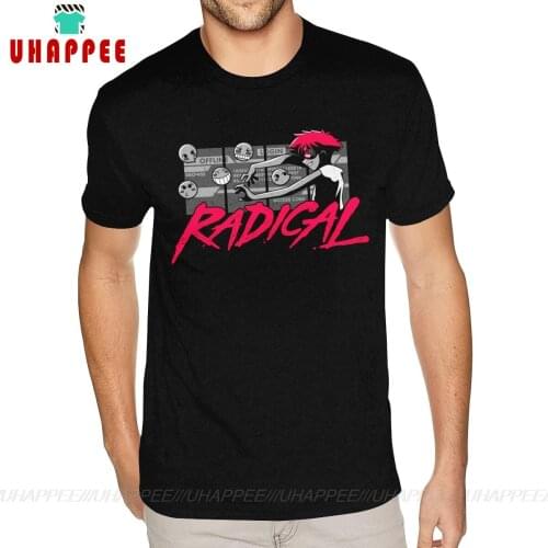 Cowboy Bebop Radical Edward T-shirts Big Size Mens Cute Tee Shirts