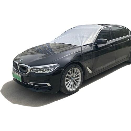 Pe Aluminum Mold Sunshade Cover For Vehicle Front Windshield Snow Sunshade Waterproof Protective Cover Car Windshield Cover