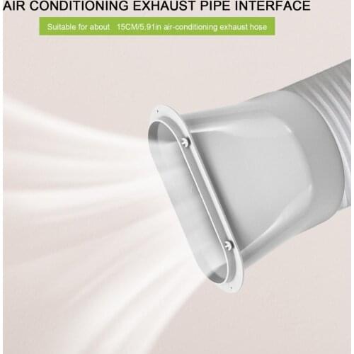 Portable AC Coupler Window Air Vent Interface Conditioner Exhaust Hose Adapter Air Conditioning Exhaust Outlet Pipe Connector