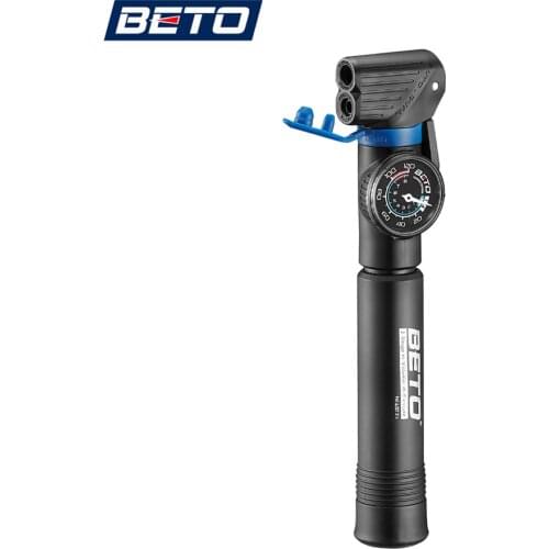 Taiwan BETO CLD-030PG Portable Bike Mini Pump Bicycle Pumps Tire Inflator compatible Presta and Schrader AV/FV