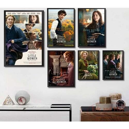 Little Women Oscar Movie Poster And Print Wall Art Canvas Painting Pictures New Vintage Style Room Decoration Aesthetic Quadro