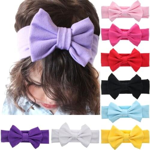 1 Piece MAYA STEPAN Children Girls Bow Knot Rabbit Ears Hair Head Band Accessories Baby Newborn Headband Headwear Headwrap