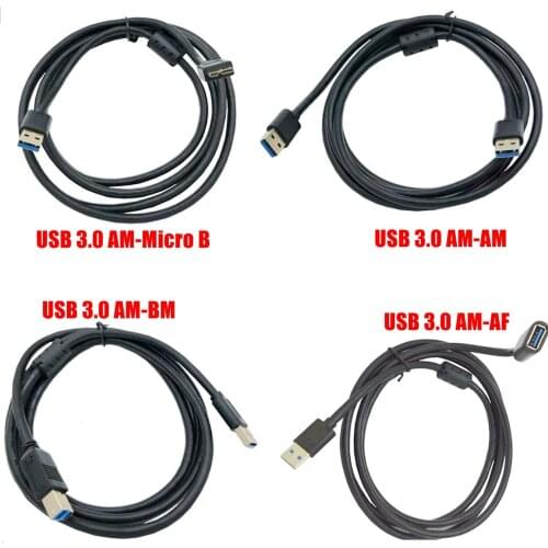 Gold Plated USB 3.0 cable USB 3.0 Type A to A&Micro B Cable For External Hard Drive Disk HDD Samsung S5 Note3 USB HDD Data Cable