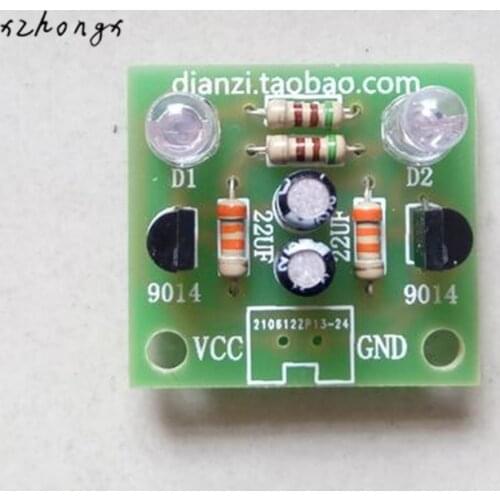 Easy flash circuit making / 5MM LED simple flashing set/flash board diy module teaching