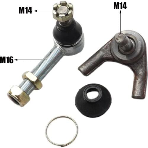 M16*M14 Tie Rod Ball Joint with M14 Swing Arm Ball joint Kits For 50cc 70cc 90cc 110cc 125cc 150cc 200cc 250cc ATV Quad 4-WheeL