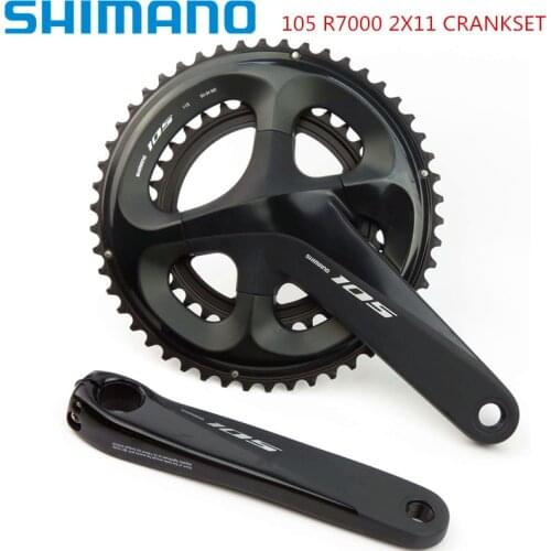 Shimano 105 R7000 2x11 speed 170/172.5mm 52-36T 53-39T 50-34T Road Bike Bicycle Crankset without BB Update from 5800