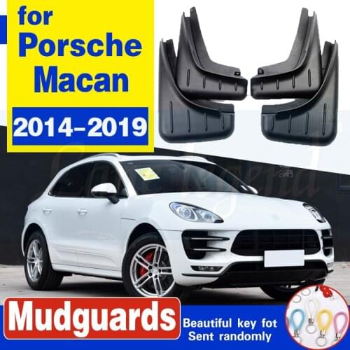 4 Pcs Car Mud Flaps Splash Guards Mudguard Mudflaps Fenders For Porsche Macan 2015 2016 2017