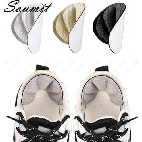 Sport Insoles Women Running Shoes Seft-Adhesive Sticker Adjust Size Heel Liner Grips Protector Pads Comfortable Foot Care Patch