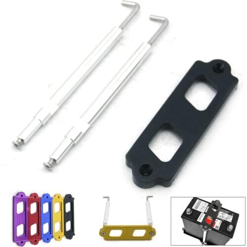 High Quality Aluminum Car Battery Tie Down With Tray Hooks Vehicle Accessory For Honda S2000 2000-2008