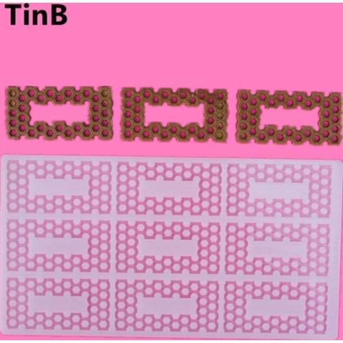 2017 Hollow honeycomb Cake Mold Silicone Baking Tools Kitchen Accessories Decorations For Cakes Chocolates Mold Silicon Mould