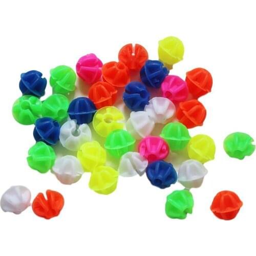 36pcs Round Bike Bicycle Wheel Spoke Beads Luminous Plastic Clip Spoke Bead Bicycle Beads Wire Beads Decorations (Mix Color)