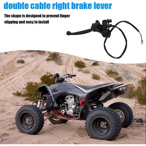 7/8 inch Double Pull RH Brake Lever Environmental Protection and Durability Handle Assembly for 50cc 110cc ATV Quad Bike