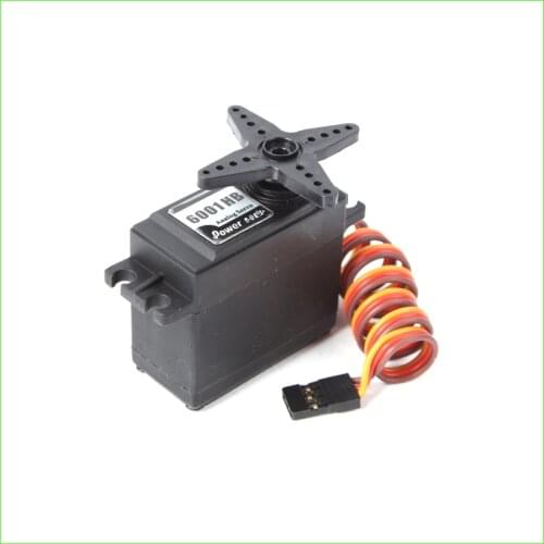 Power HD 6.7kg/ 43g Analog Servo HD-6001HB with Plastic Gear 25T, Double Bearings