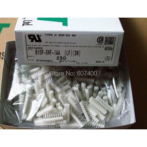 B10P-SHF-1AA(LF)(SN) CONN HEADER VERT 10POS NH Connectors terminals housings 100% new and Original parts B10P-SHF-1AA