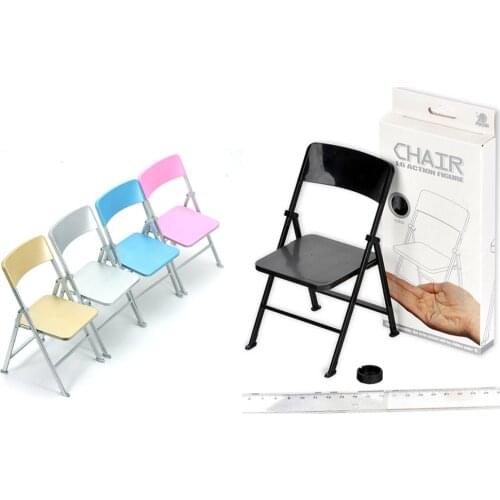1/6 Soldier Figure Accessory 5 Colors Folding Chair Model Family Scene for 12" Action Figure Toys DIY
