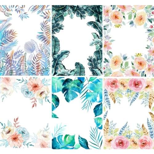 DAWNKNOW Personalized Customize Bridal Wedding Plants Floral Photography Background Backdrop Newborn Photocall Photo Studio