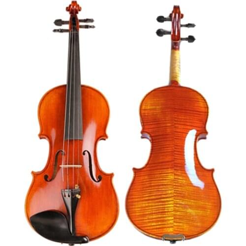 JLM High-grade Professional Violin 20 Years Old Naturally Dried Stripes Maple Hand-craft Violino 4/4 3/4 fiddle case bow rosin