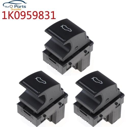 3pcs 1K0959831 16D959831B Trunk Lid Release Switch Button For Volkswagen Jetta MK6 Scirocco Polo 60 Black New car accessories