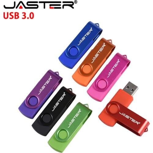 JASTER USB 3.0 High Speed Pen Drive Rotation USB Flash Drive 8GB 16GB 32GB 64GB 128GB Pendrive USB Memory Stick