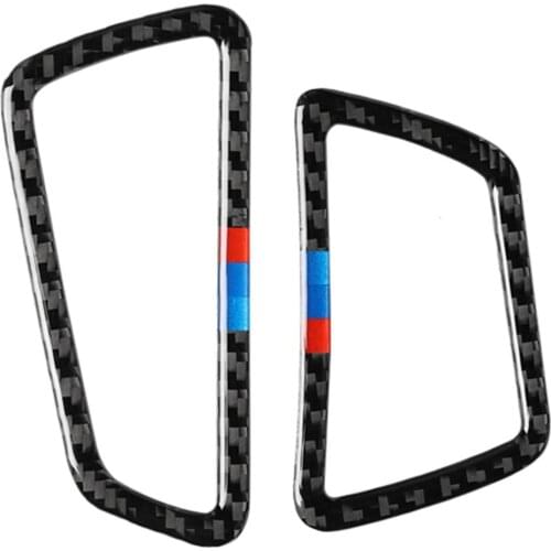 Carbon Fiber Interior Mouldings Car Dash Air Outlet Frames Cover Trim Car Decorative Supplies for BMW F07 535i LHD