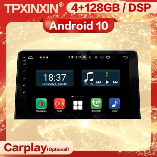 4+128G Carplay 2 Din Android Multimedia Stereo Receiver For PEUGEOT Partner 2020 GPS Navi IPS Video Radio Audio Player Head Unit