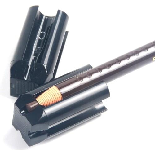 PVC Eyebrow Pencil Sharpening Tools Black 4 in1 Permanent Makeup Tattoo Eyebrow Pencil Sharpen Tip Thin Tattoo Supplies