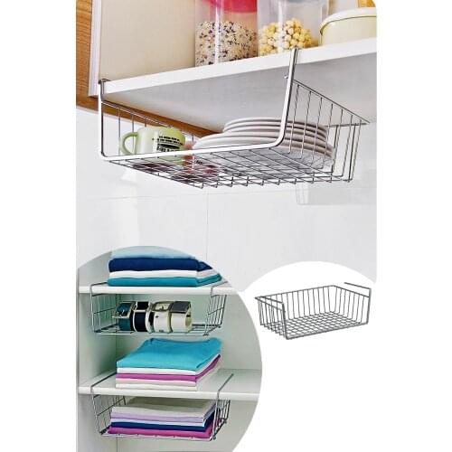 Cabinet In Steel Basket Rack