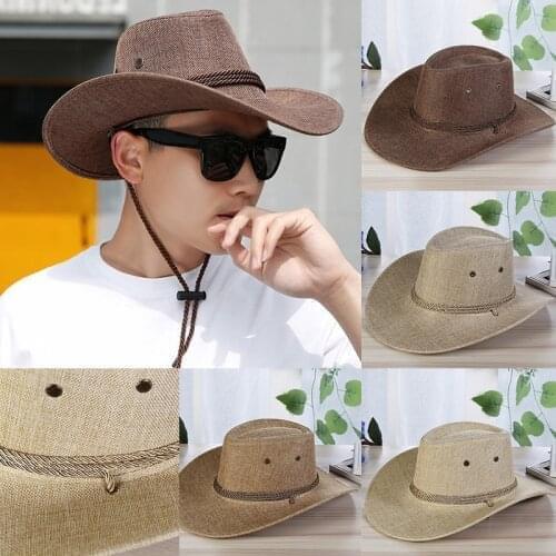 Unisex Jazz Sun Hat Caps Felt Hat Hats Cowboy Fashion Summer Western