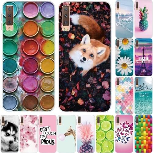 Silicone Cover For Samsung Galaxy A7 2018 Case A750 A750F Case 6.0' TPU Phone case For Samsung A 7 2018 750 750F Fundas Coque