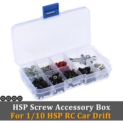 Special Repair Tools and Screws Box Set Hexagon Wrench Tire Tool for 1/10 HSP RC Car Traxxas TRX-4 TRX-6 Tamiya Drift Racing