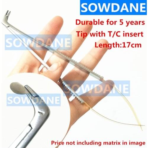 Dental Orthodontic Matrics Forcep Dental Matrix Holder Forcep Matrices Placing Tweezer Tip with T/C Dentist Surgical Instrument