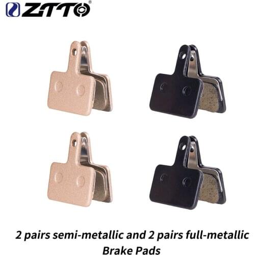 ZTTO 4 Pairs MTB Bike Resin/Full metal Brake Pads For XT SLX M975 M966 M965 M800 M775 M765 M665 M596 M595 M06 Disc Brake pad