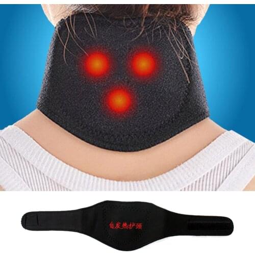 High-quality Heated Magnetic Therapy Neck Brace Support Massager Cervical Spine Protection Belt Winter Sports Neck Protection