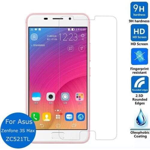 Tempered Glass For Asus Zenfone 3S Max Screen Protector protective film For ZC521TL Glass