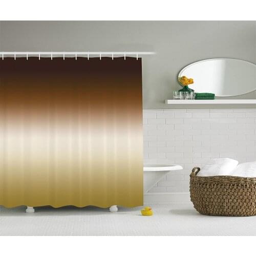 Gold Shower Curtain Home Decorations Art Bathroom Decor Wall Decoration Hanging Curtains